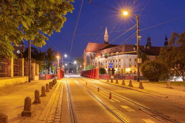 istock Night View of Most Piaskowy, Wroclaw, Poland 2178259656