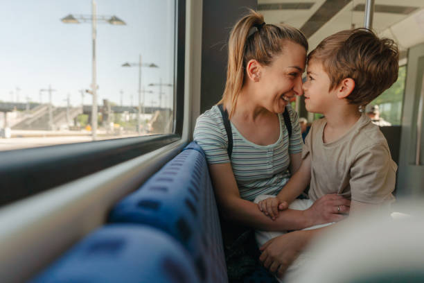 istock Train travel with my mom 2178260279