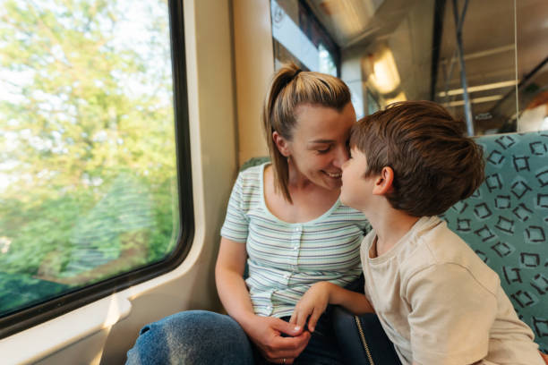 istock Train travel with my mom 2178260289