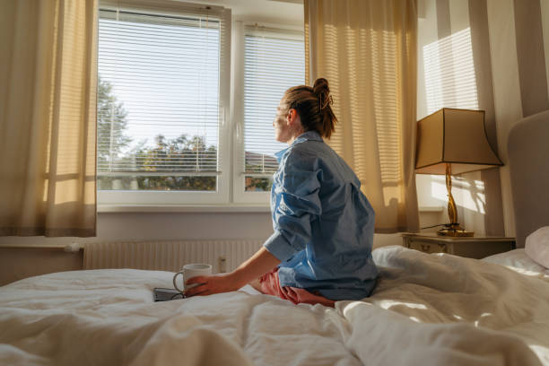 istock First morning coffee in my bedroom 2178260427