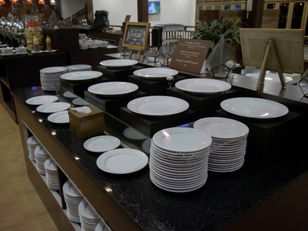 istock food menu arrangement at the hotel restaurant for breakfast 2178271094