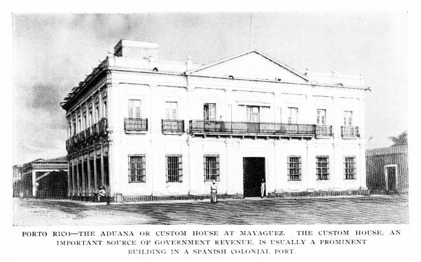 istock Mayaguez Custom House, Puerto Rico, Spanish-American War, 19th Century World History 2178272996