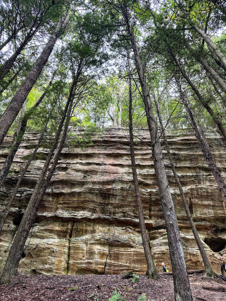 istock Scenic view on Old Man's Cave trail at Hocking Hills State Park in Logan, Ohio 2178274862