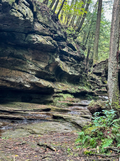 istock Scenic view on Old Man's Cave trail at Hocking Hills State Park in Logan, Ohio 2178274886