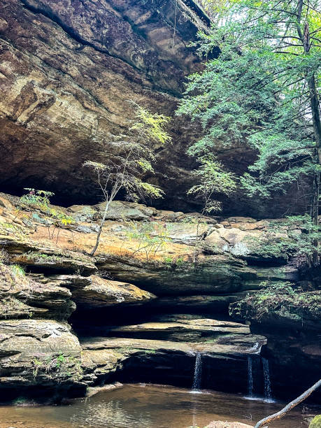 istock Scenic view on Old Man's Cave trail at Hocking Hills State Park in Logan, Ohio 2178274888