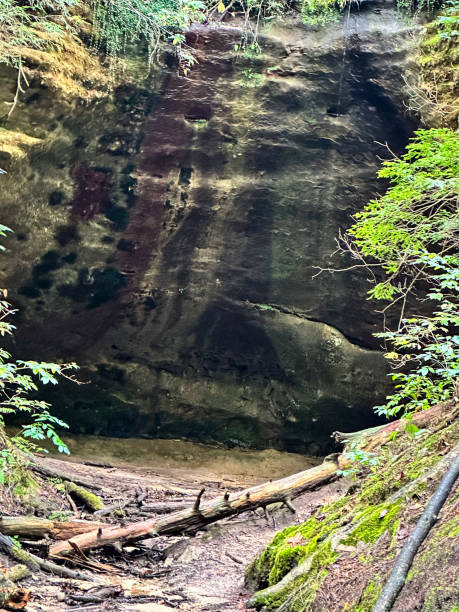 istock Scenic view on Old Man's Cave trail at Hocking Hills State Park in Logan, Ohio 2178274891