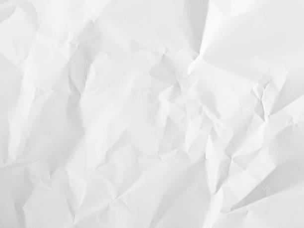 istock Paper crumpled abstract background white pattern wall design grunge letter parchment cardboard material empty crease wrinkle crushed document grey ragged rougt wrinkled torn crinkled page scrapbook 2178285654