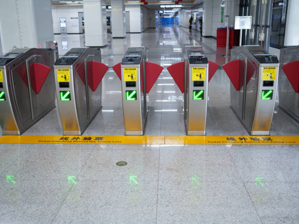 istock Smart toll gate in subway station 2178288199