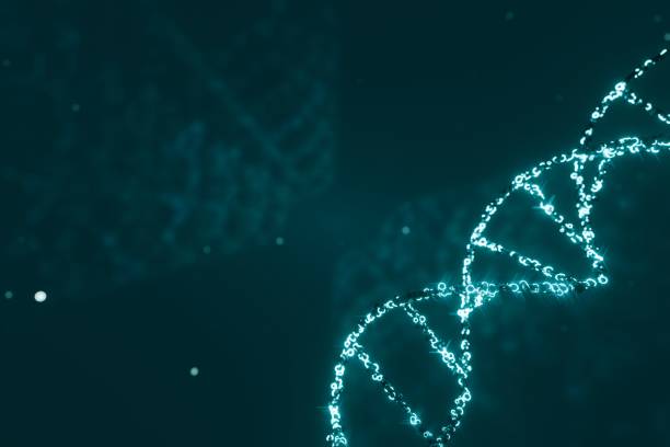 istock 3D render image of futuristic DNA 2178288546