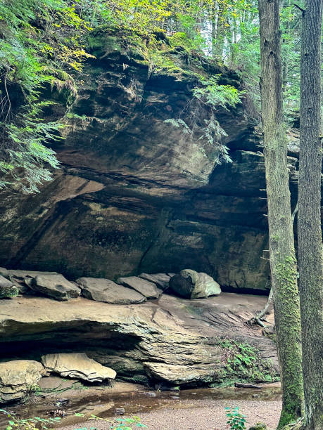 istock Scenic view on Old Man's Cave trail at Hocking Hills State Park in Logan, Ohio 2178289818