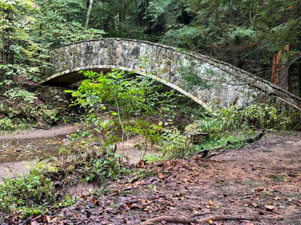 istock Scenic view on Old Man's Cave trail at Hocking Hills State Park in Logan, Ohio 2178289826