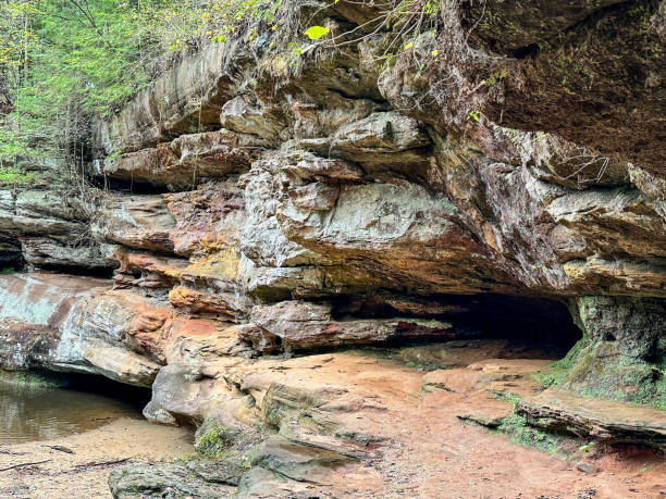 istock Scenic view on Old Man's Cave trail at Hocking Hills State Park in Logan, Ohio 2178289847