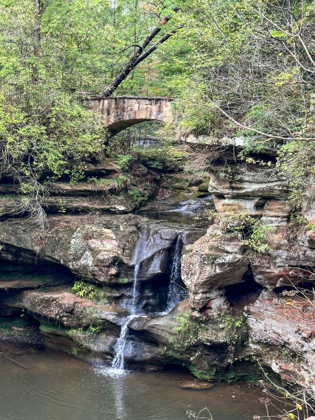 istock Scenic view on Old Man's Cave trail at Hocking Hills State Park in Logan, Ohio 2178289862