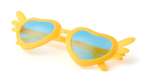 istock yellow frame heart shaped fancy sunglasses isolated 2178290564
