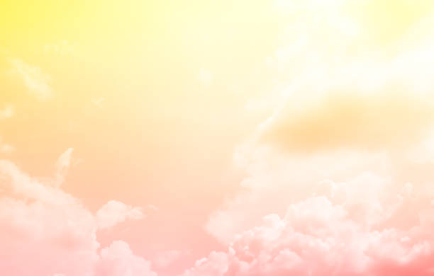 istock Pink yellow sky pastel summer background cloud sunset cloudy landscape dusk beautiful light wallpaper dramatic scenic sunrise gradient space skyline weather twilight sunny horizon scene peaceful. 2178291639
