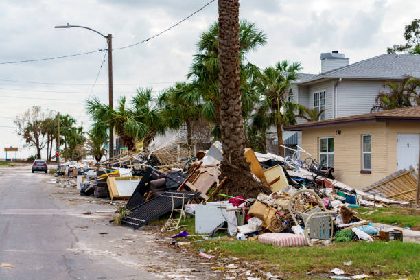 istock St Pete Beach Florida streets filled with junk and debris after Hurricane Milton 2178291927