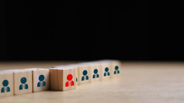 istock Hr, HRM, Human resources management concept. Wooden cube block print screen person. teamwork concept. 2178296467
