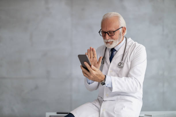 istock Doctor having video call with patient 2178298781