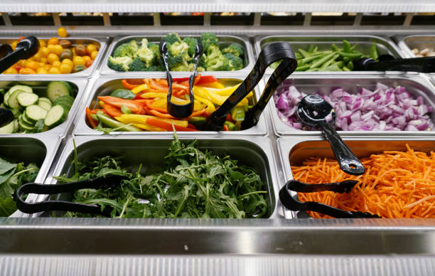 istock variety of colorful fresh vegetable in container in restaurant 2178299859