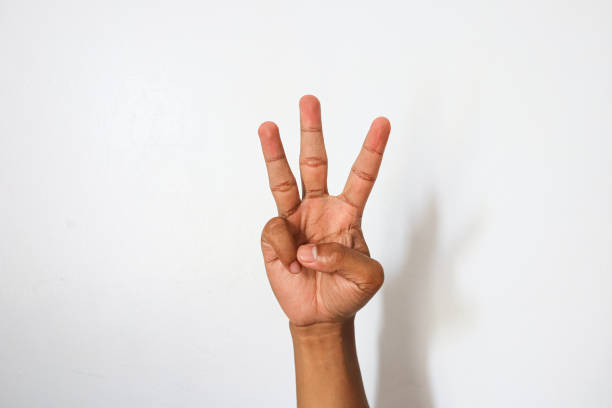 istock Indonesian hand with 3 finger gesture 2178301736
