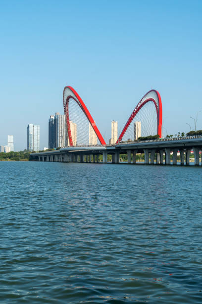 istock Yangtze River Bridge and its beautiful scenery in China 2178302635