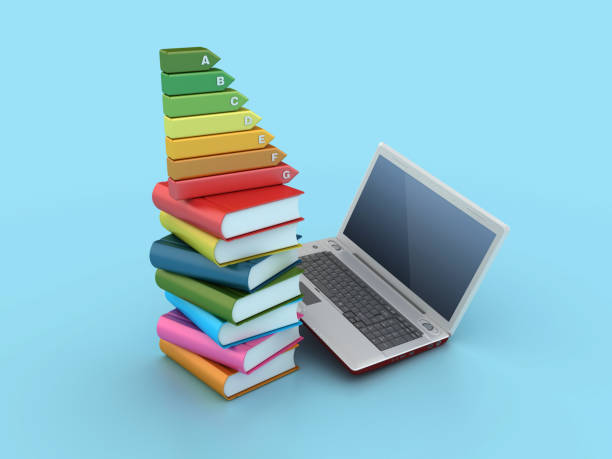 istock Efficient Energy Diagram with Books and Computer Laptop 2178310753