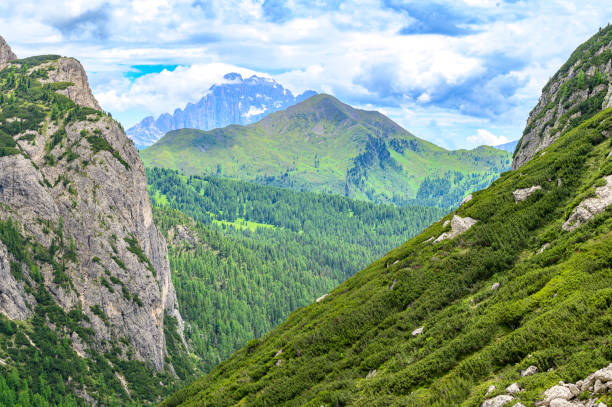istock Dolomites mountain view from the Passo Valparola 2178312105