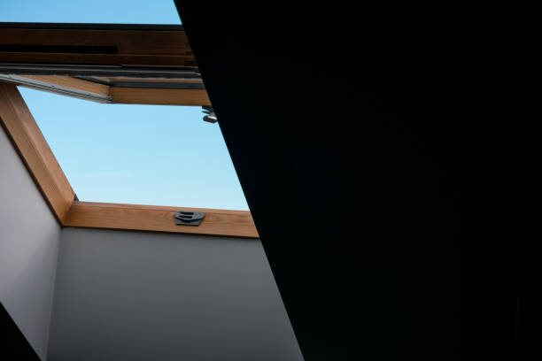 istock Window with a wooden frame is open, letting in the sunlight 2178312140