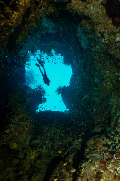 horizontal shot of underwater background with air bubbles.abstract water background.