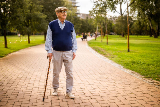 istock Senior man in park in autumn 2178315029
