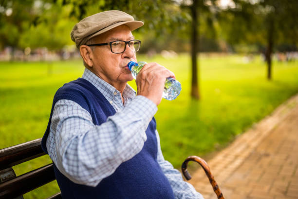 istock Senior man in park in autumn 2178315067