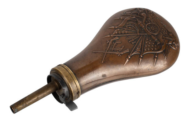 istock Old west gunpowder flask 2178327916