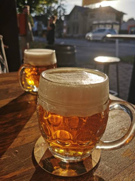 istock czech beer in the garden restaurant 2178331208