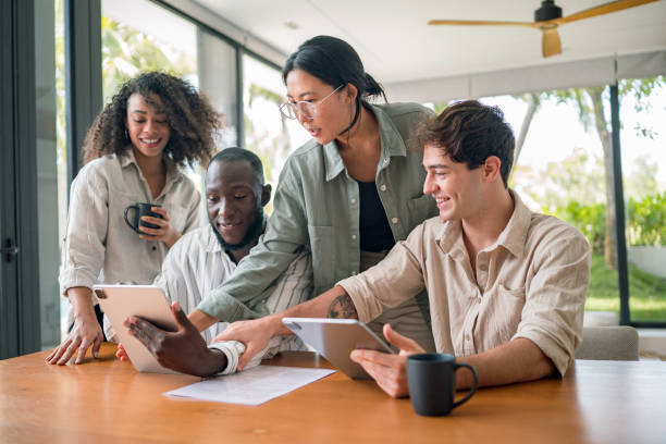 istock Diverse Team of Young Business Professionals Engaged in a Project 2178335255