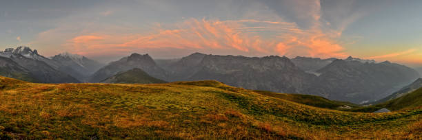 istock view of the Mont Blanc massif in autumn 2178342971