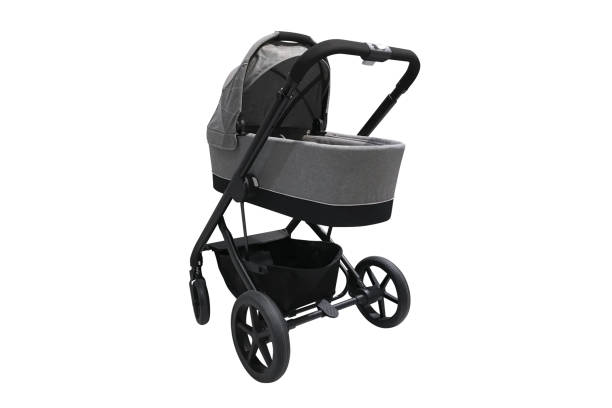 istock gray baby stroller isolated on white background 2178347066
