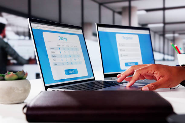 istock African Man Filling Online Survey Form 2178351978