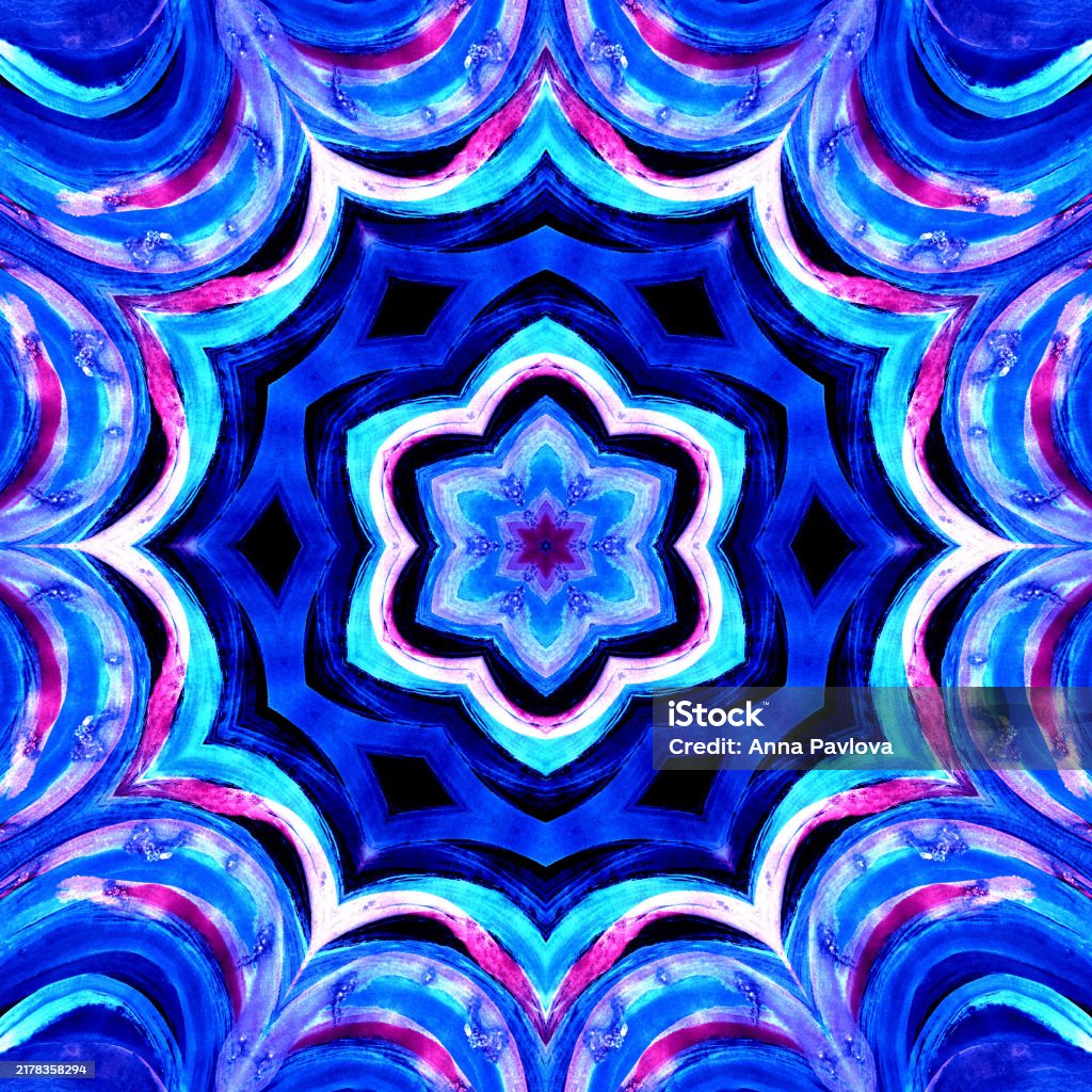 Simple Texture Patterns Blue Watercolor Blue Abstract Texture Seamless Pattern Stock Illustration ...