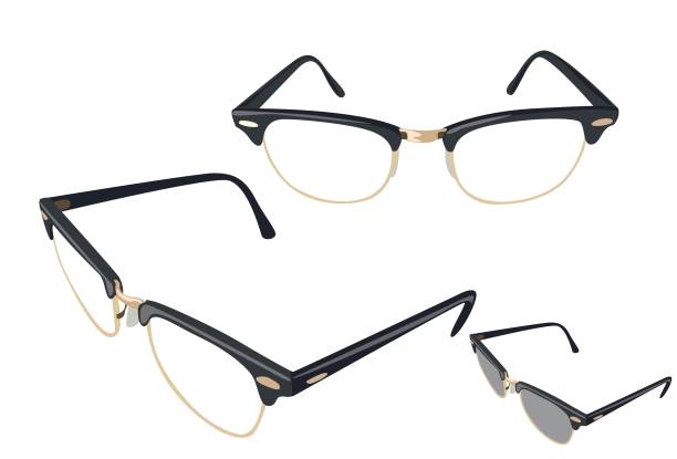 istock Set of sunglasses and reading glasses on white background 2178362173