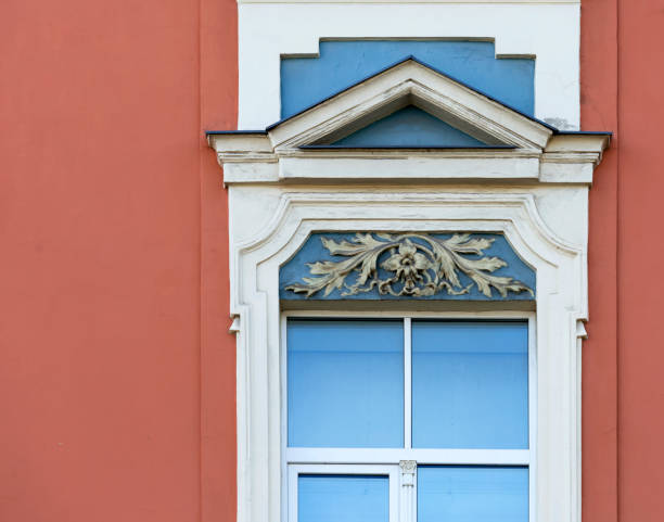 istock small flower detail on the blue window 2178363416