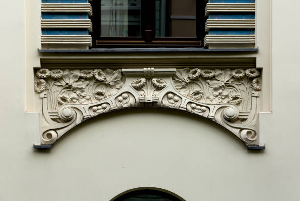 istock symmetrical floral detail under the window 2178366792