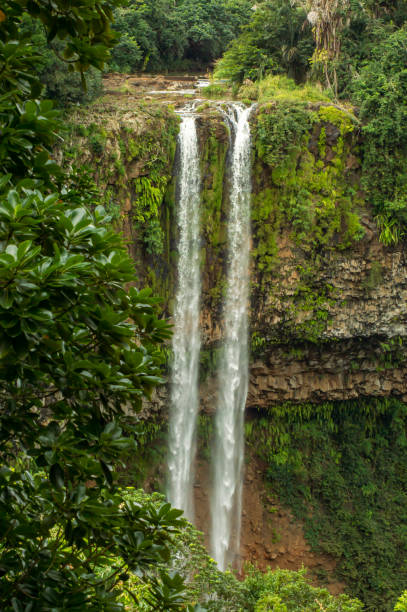 istock View of Chamarel waterfall in Mauritius 2178377114