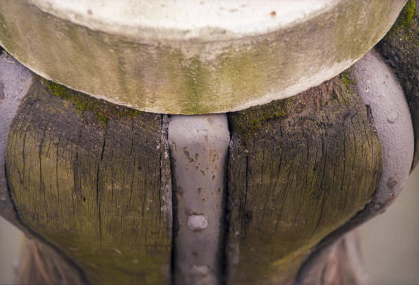 The original old historic mooring posts on the IJ river of Amsterdam that were replaced by bollards in 2010. Cultural heritage on the IJ river of Amsterdam; the original mooring posts. Cultural heritage on the IJ river of Amsterdam; the original mooring posts for shipping that stood on the quays along the water. Sumutrakade, Amsterdam