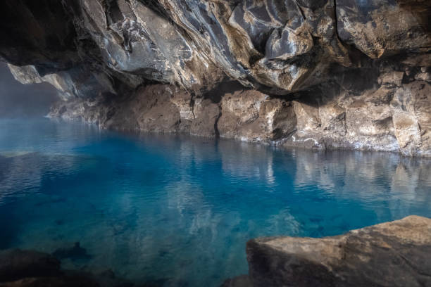 istock View from the cave with crystal clear blue water 2178388468