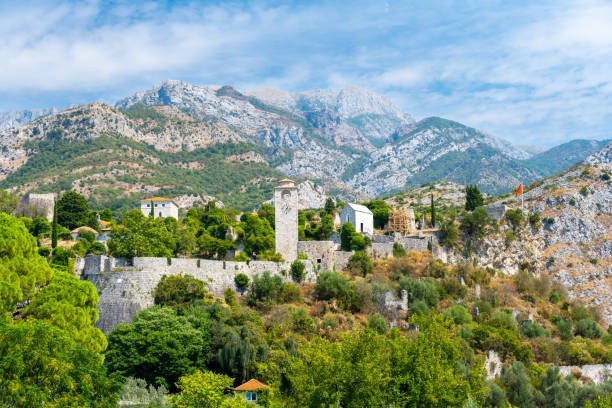 istock view on old town Stari Bar in Montenegro 2178393138