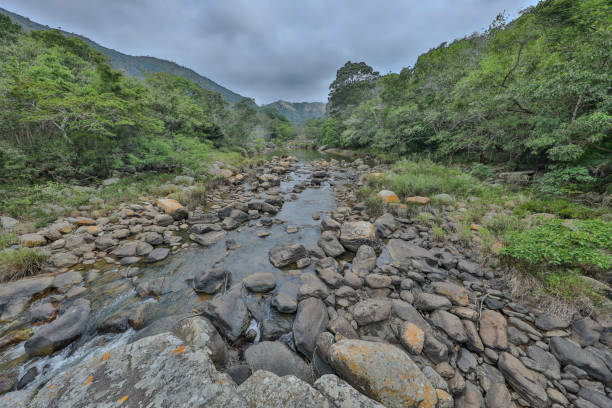 A canyon situated in KwaZulu Nata, South Africa approximately 120km south of Durban. Oribi gorge is cut by the Mzimkulwana river. The gorge is approximately 400 meters deep and  5km wide at its widest point. Covered by subtropical vegetation and inhabited by by small mammals.