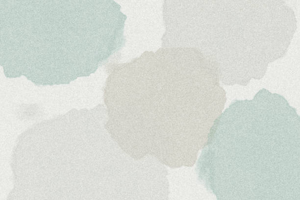 Abstract Watercolor Blobs Background in Muted Pastel Colors