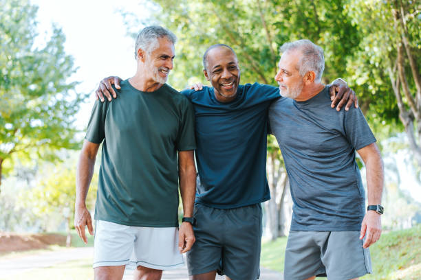istock Three friends having fun in the public park 2178413400