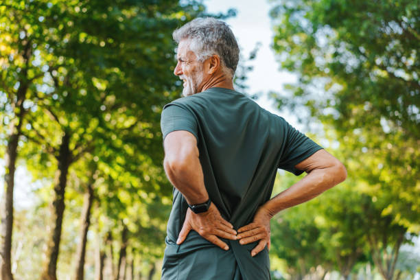 istock Senior men with back pain 2178413697