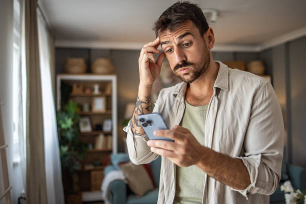 istock Shocking news on the screen 2178427681